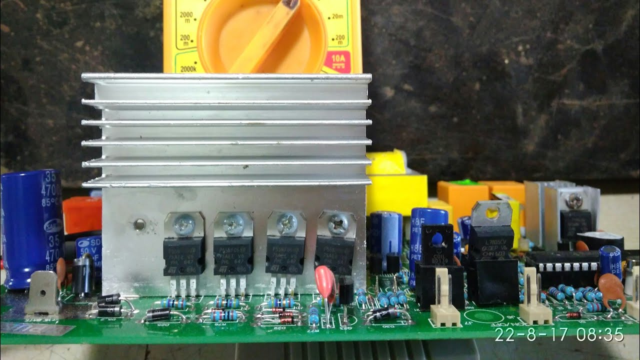 How to change MOSFET, inverter card repair