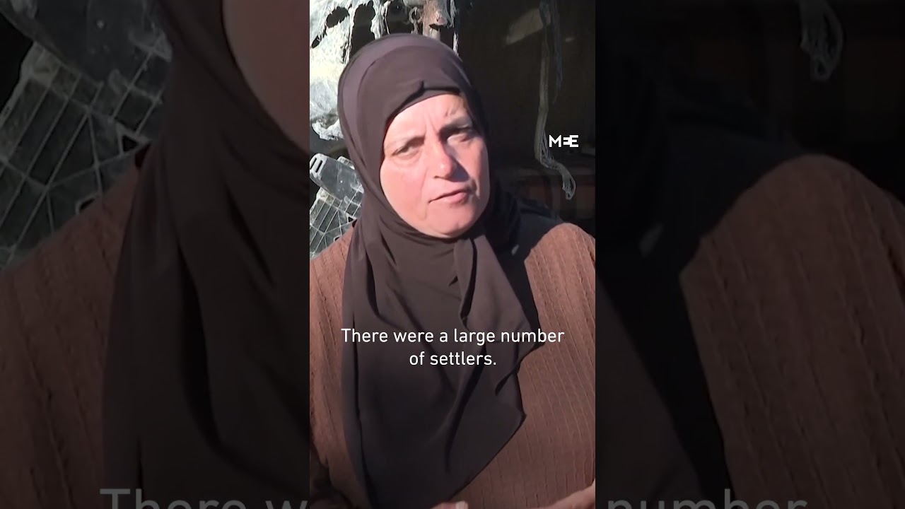 Israeli settlers burn Palestinian property in occupied West Bank