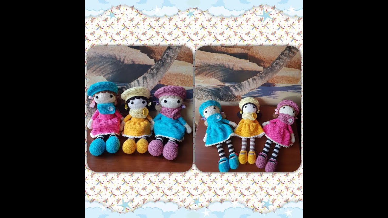 Кукла в берете Часть 1/Doll in beret part 1