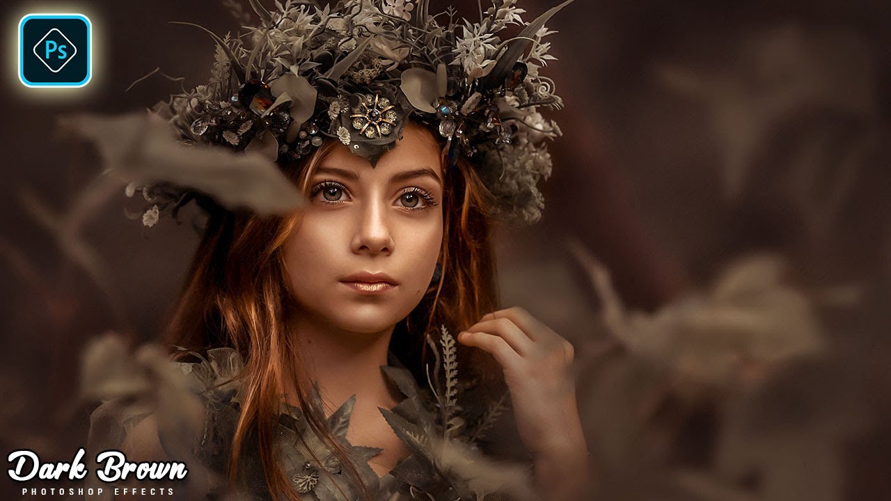 How To Edit Professional DARK BROWN Color Grading Effect In Photoshop Tutorial