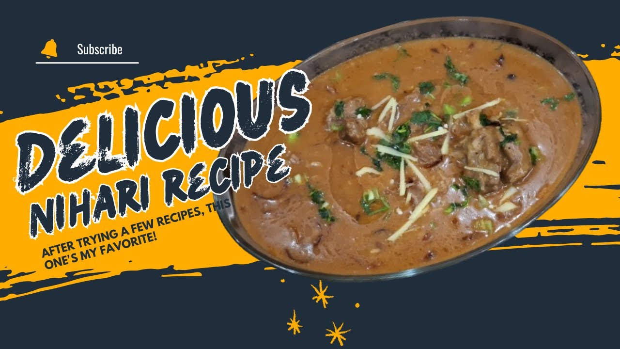 Mutton Bong Nihari Recipe | Special Mutton Nihari 2024 | Quick&Easy Recipe | cookingwithapiya