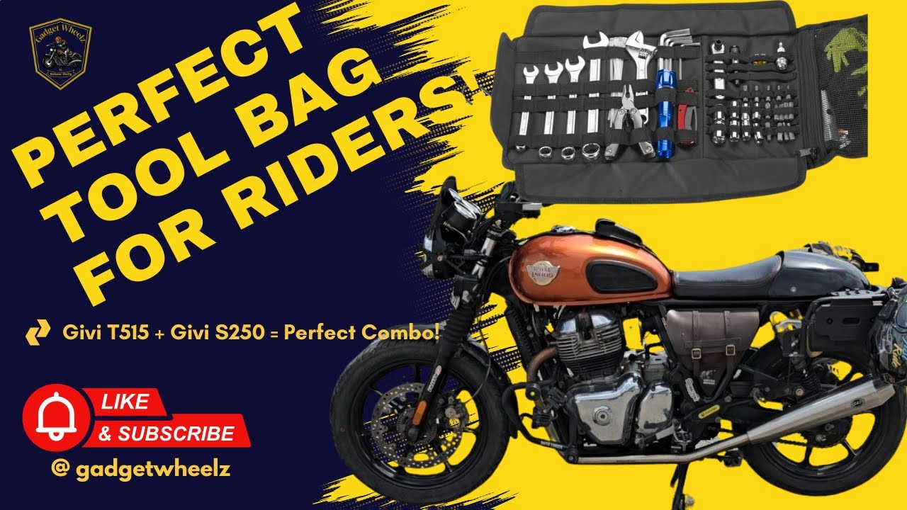 Givi T515 Tool Bag Review | Perfect Fit for My Interceptor 650 & Givi S250 Toolbox!