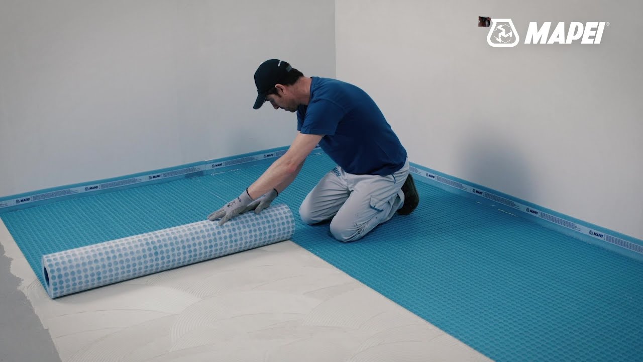 MAPEIs MAPEGUARD UM 35 - Entkoppelnde, wasserdichte und riss&uuml;berbr&uuml;ckende Membran