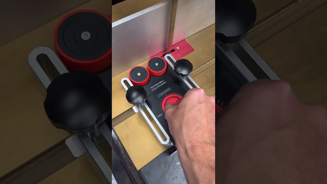 Ditch your Featherboard for the RG-2 Universal Roller Guide #woodworkingtools #tool #bandsaw #diy