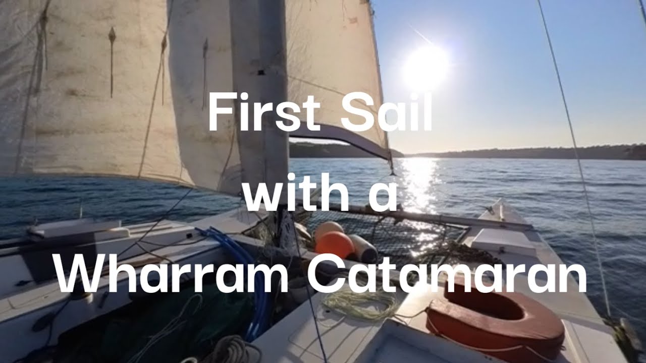 First sail with the new rig (Tiki 26)