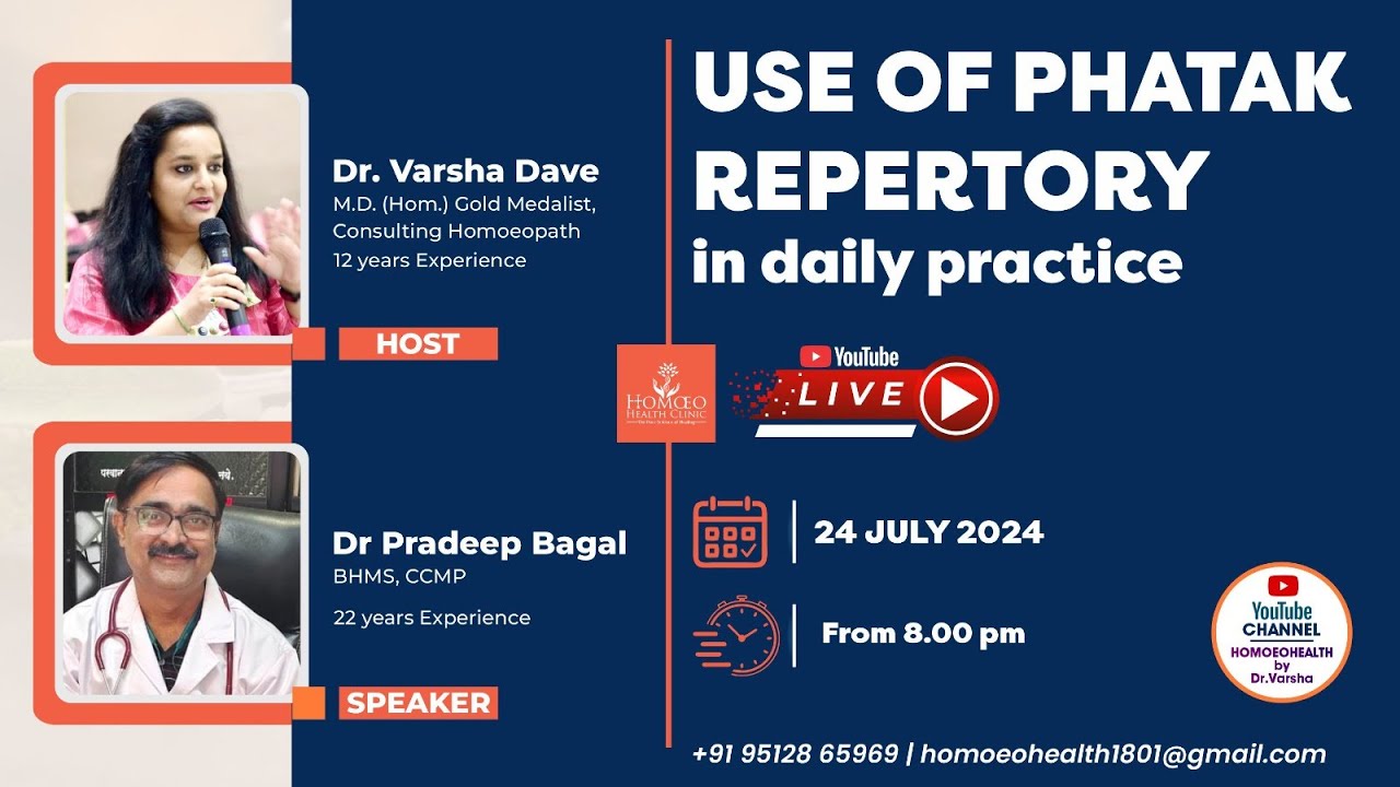 USE OF PHATAK REPERTORY | ft. Dr. Pradeep Bagel