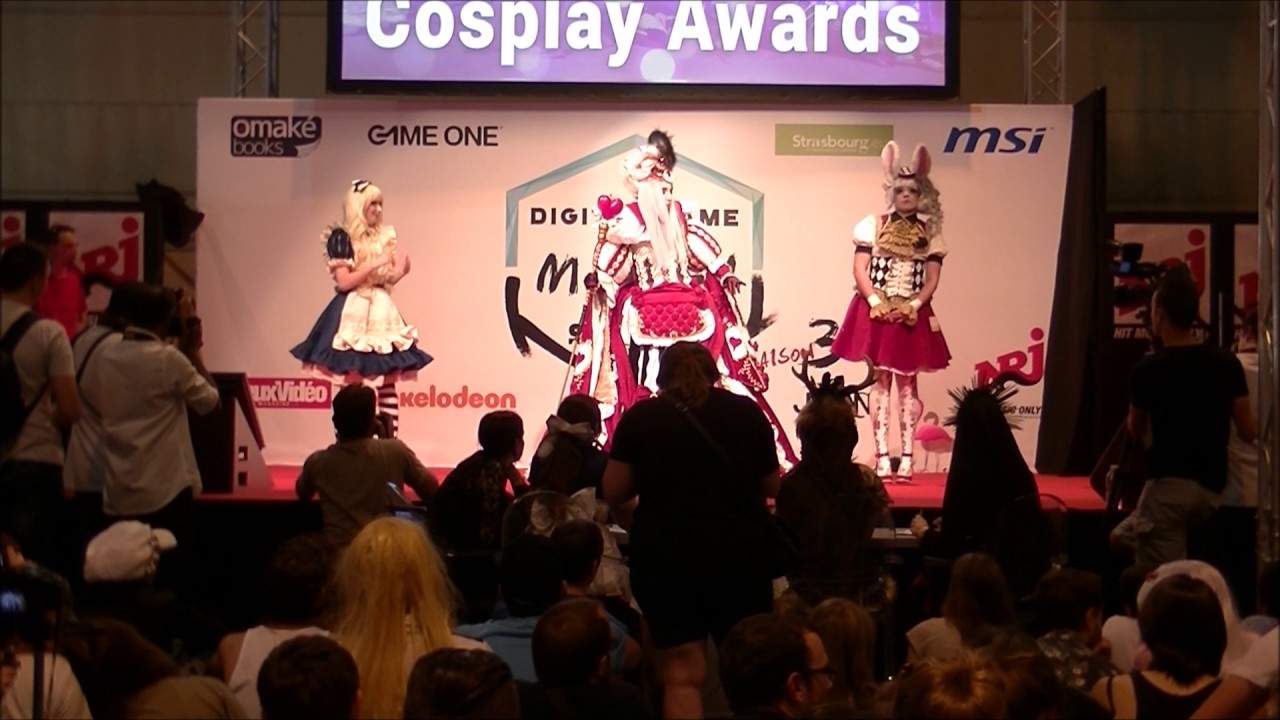Digital game manga show concours cosplay groupe Alice