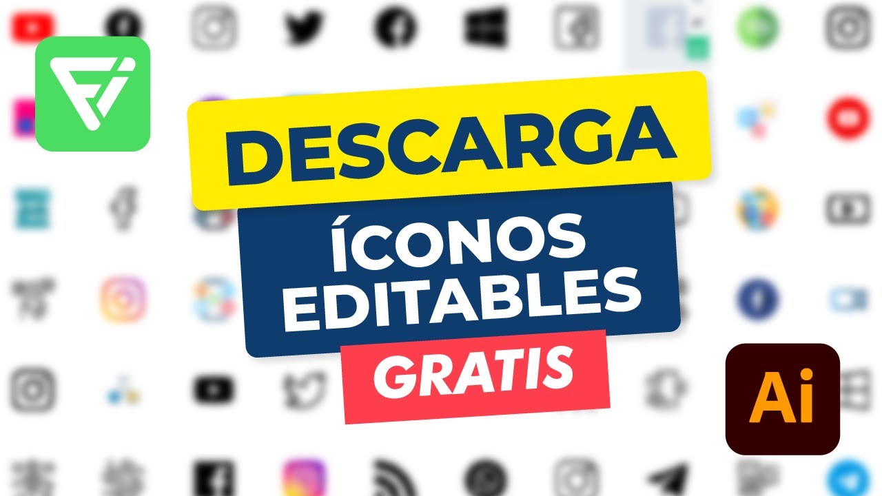 Descarga íconos editables GRATIS | Tutorial FLATICON