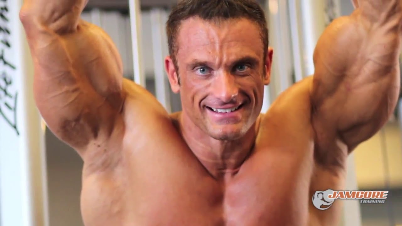 Dan Decker in the gym