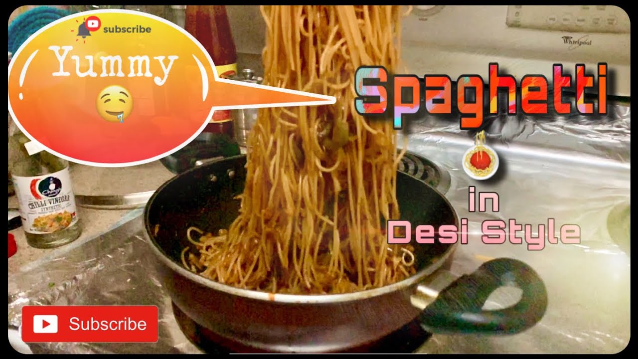Spaghetti Recipe | How to make Spaghetti in Indian Style? | Short Cooking Video Series | Desi in US