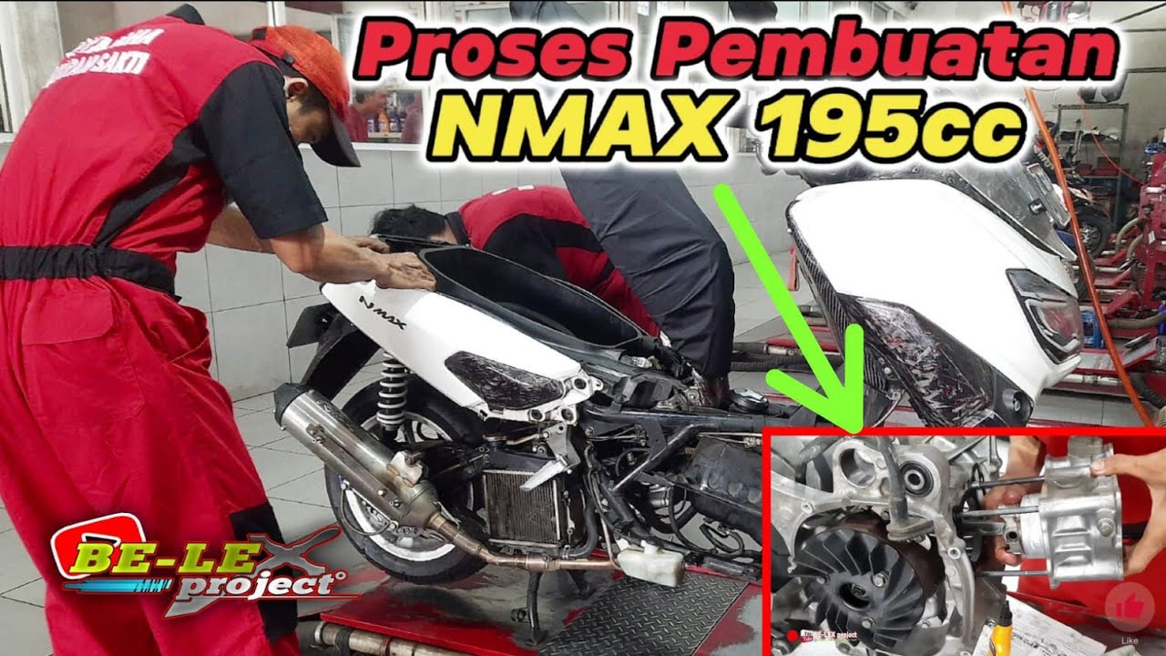 BORE UP Nmax 195cc Di Bengkel Resmi Yamaha