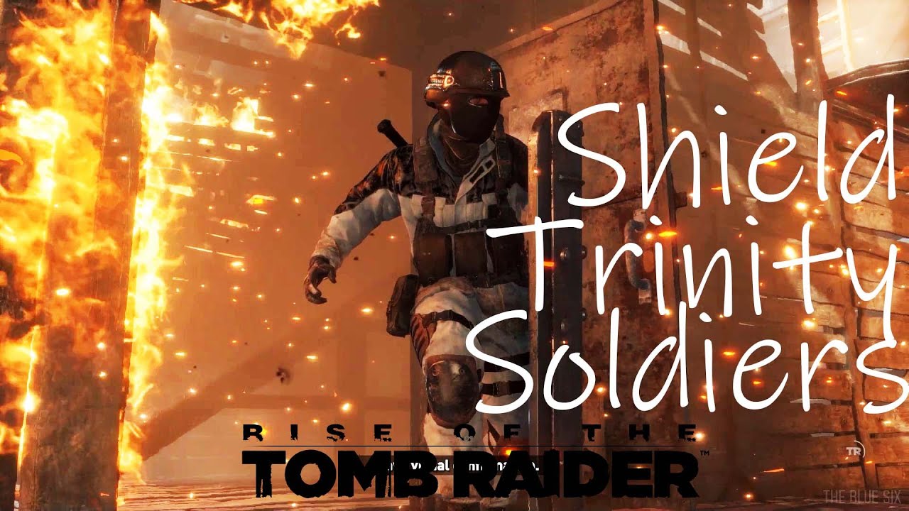 Rise of the Tomb Raider - Shield Trinity Soldiers Boss Fight