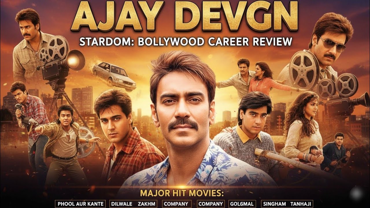 Ajay Devgn Bollywood Journey — Hits, Flops & Stardom Review