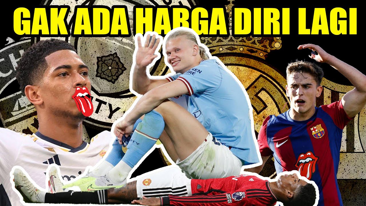 MANCHESTER UNITED DIHAJAR CITY, BARCELONA KALAH DARI REAL MADRID WKWKWK