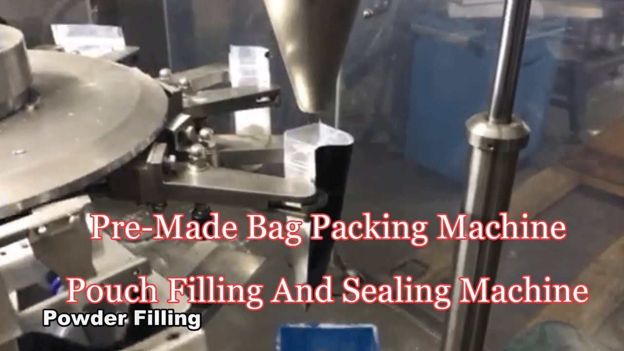 Pre-Made Bag Packing Machine Pouch Filling And Sealing Machine