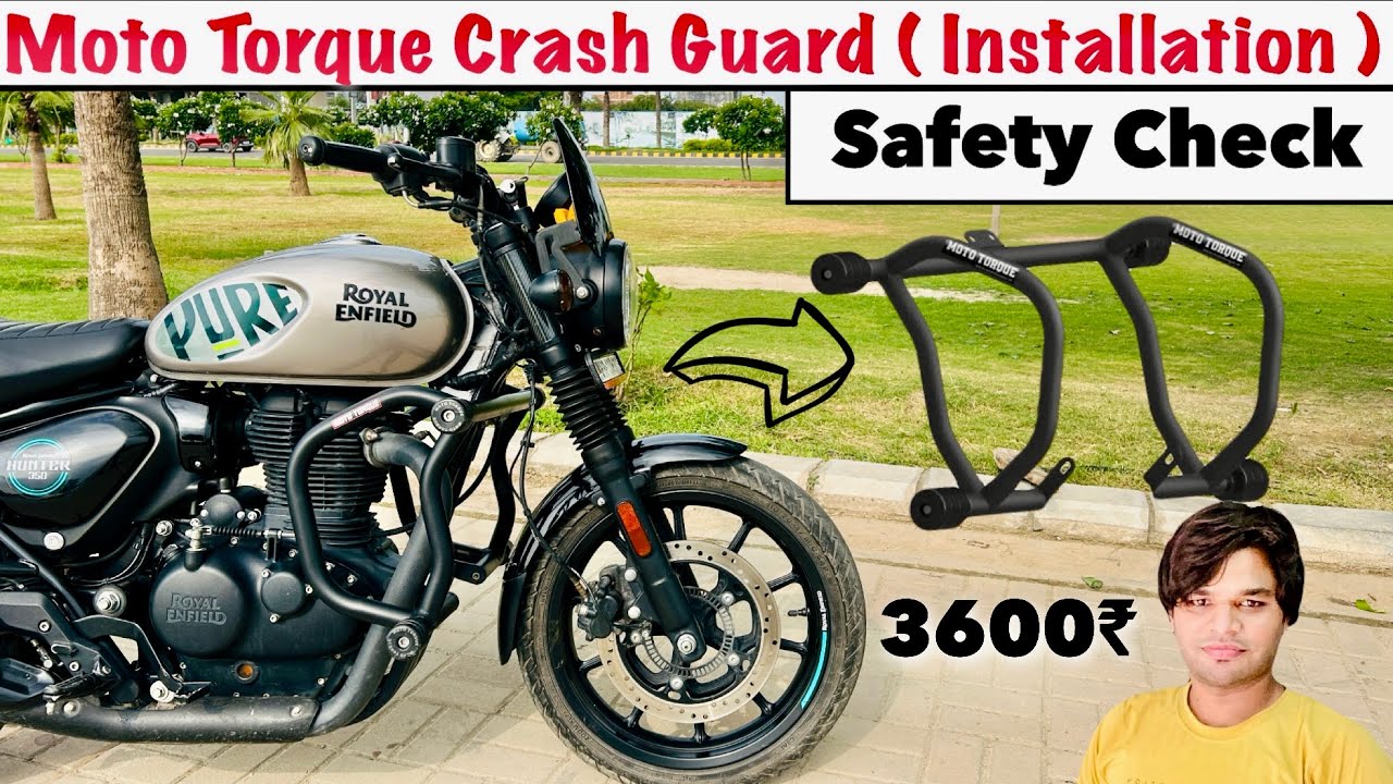 Moto Torque Crash Guard For Hunter 350 | Crash Guard For Hunter 350