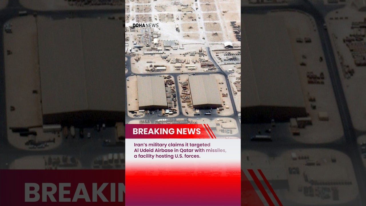 Iran&rsquo;s military claims it targeted Al Udeid Airbase in Qatar with missiles, hosting U.S. forces.