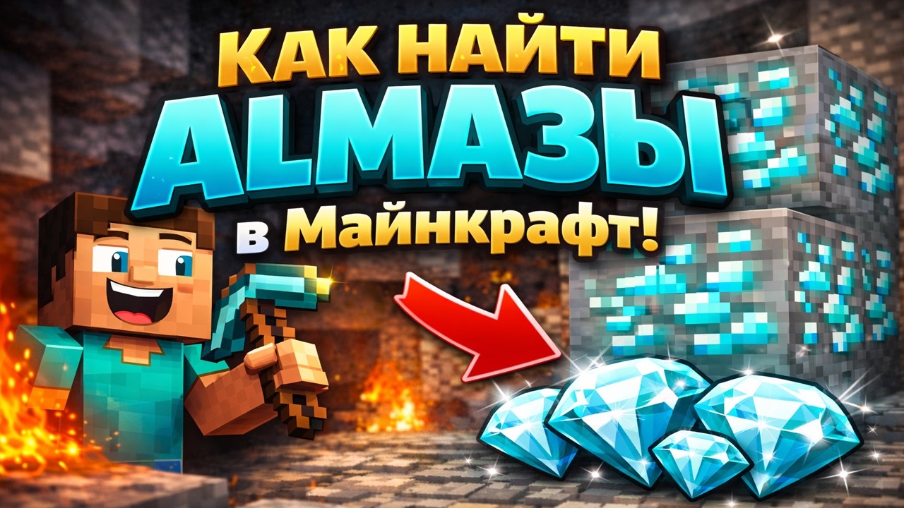 Как Быстро НАЙТИ АЛМАЗЫ в Майнкрафте? | ЛУЧШИЙ СПОСОБ!