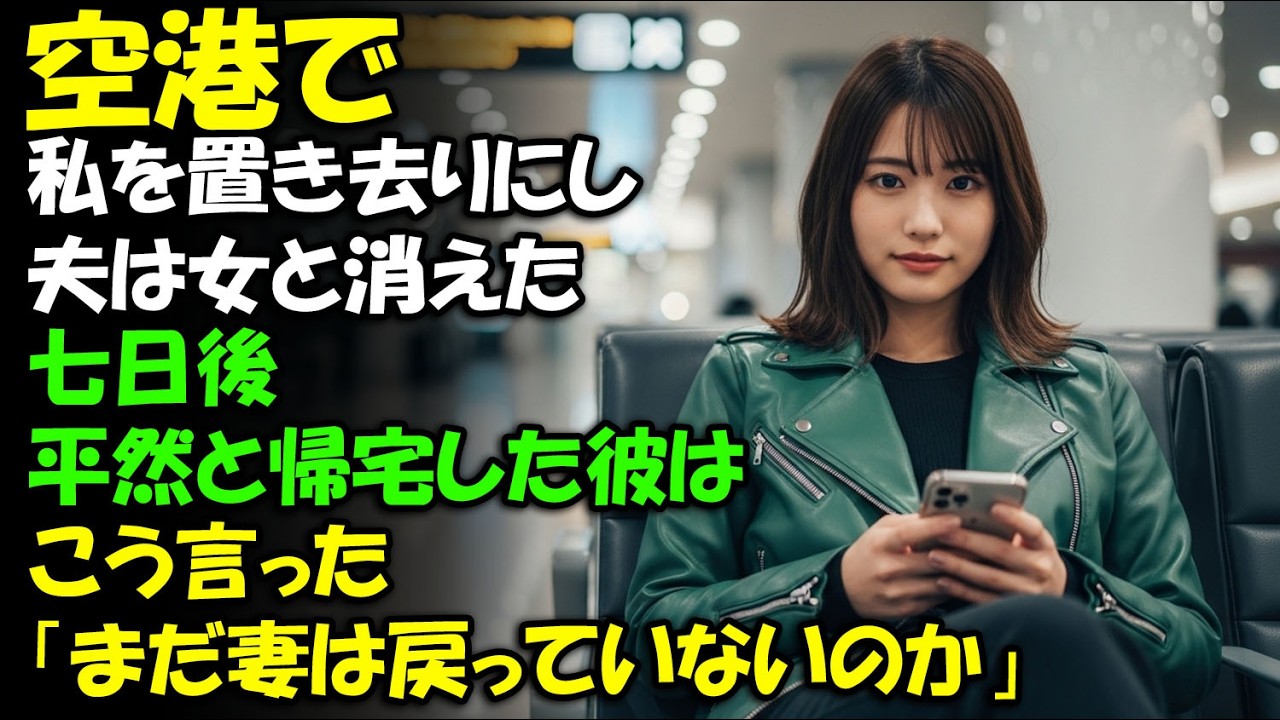 空港に私を置き去りにし、夫は愛人と去った。七日後、何事もなかったように帰宅した彼は言った。「まだ妻は戻っていないのか？」——家政婦の一言に、彼は凍りついた。