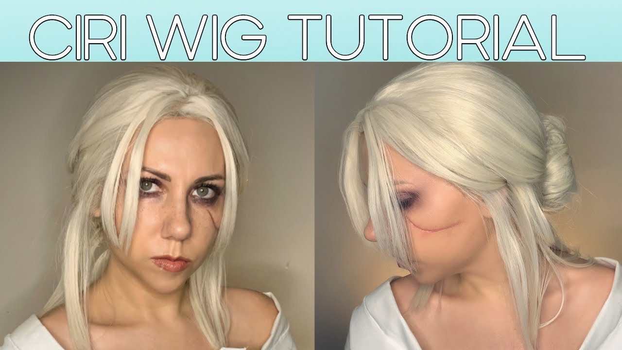 Ciri Wig Tutorial - Cosplay hair styling for beginners