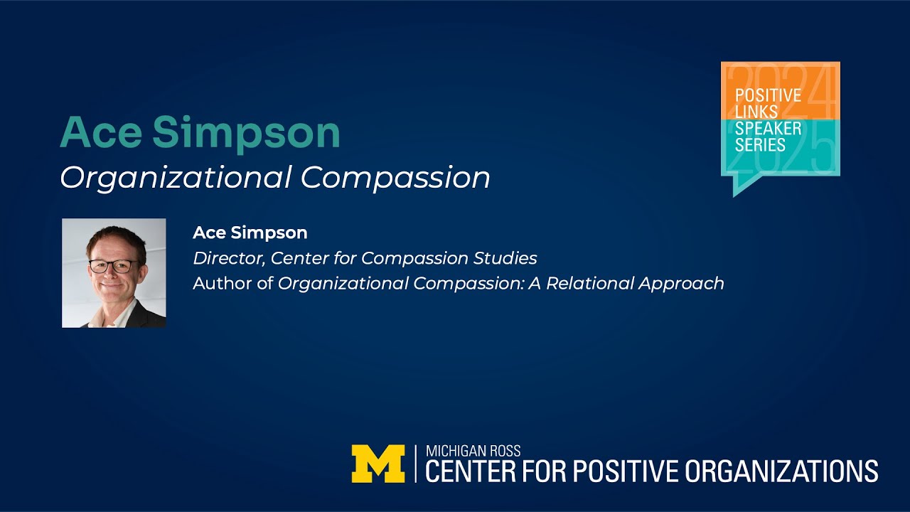 Organizational Compassion: A Relational Approach