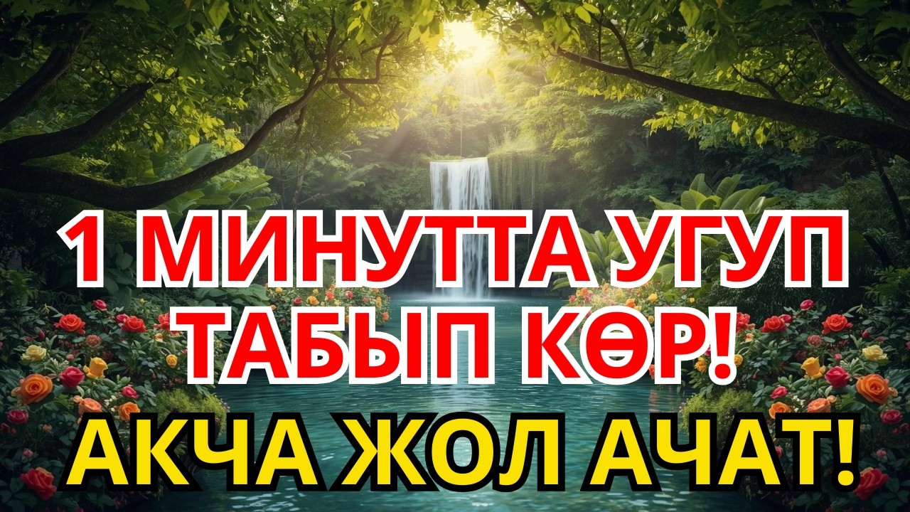 БАКЫТКА ЖОЛ АЧКАН ДУБА! 🗝️ 1 ГАНА ЖОЛУ УГУП КӨР