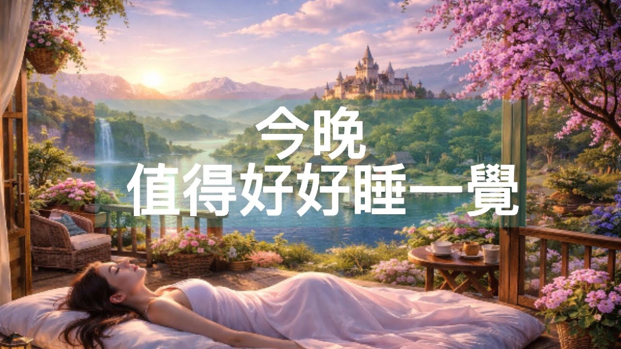 Morning Piano Sleep Music 🌿Peaceful Resort Morning Ambience 假日清晨鋼琴睡眠音| 樂鳥鳴蟲聲 × 渡假村早晨｜溫柔入睡・自然醒來