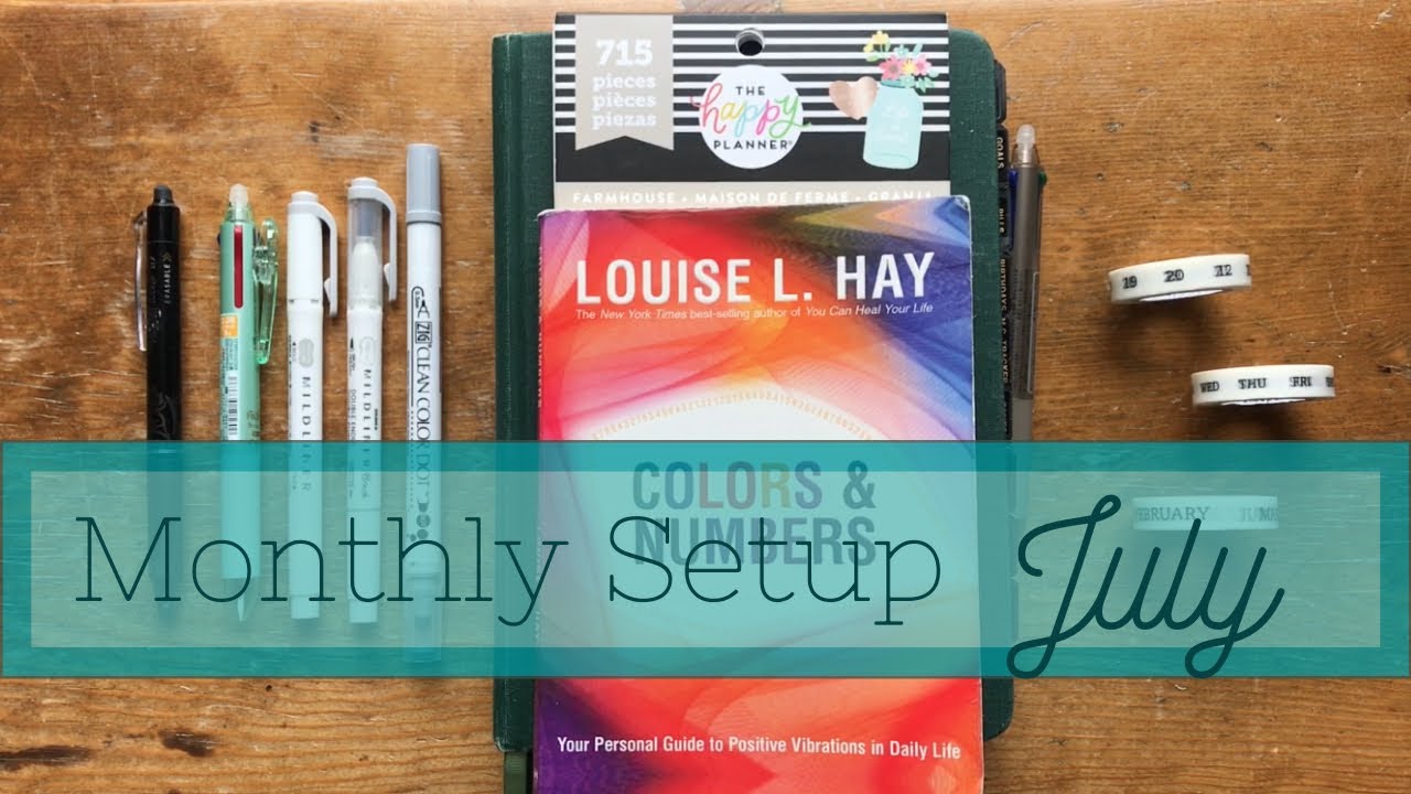July Unbound Planner Setup
