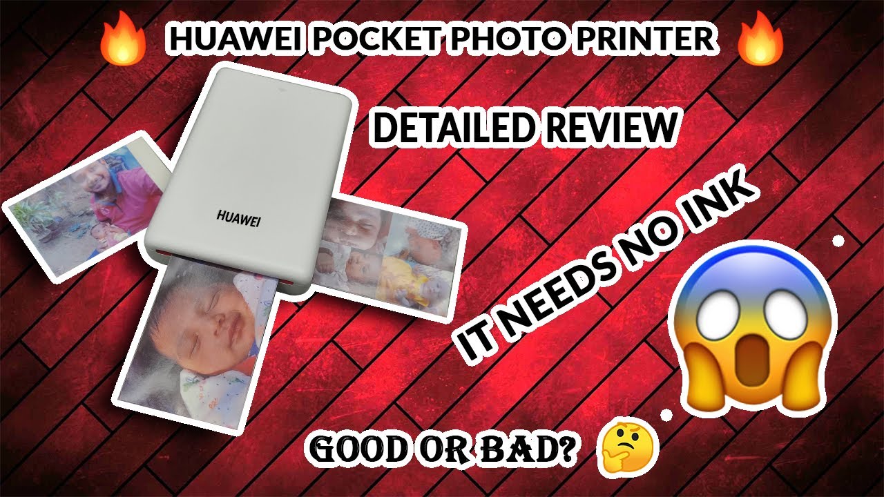 🔥HUAWEI POCKET PHOTO PRINTER🔥 | It Prints Photo WITHOUT INK | Detailed Review | MINI PHOTO PRINTER |