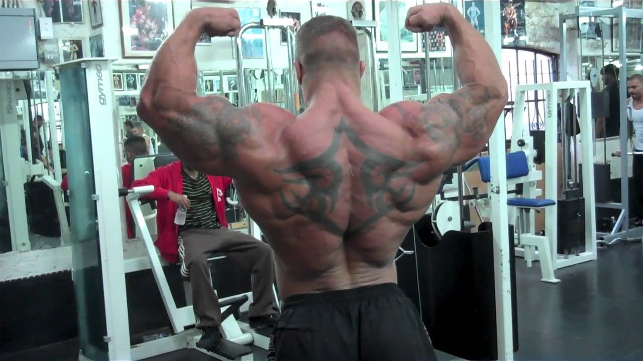 Haroldas Dambrauskas Training Three Weeks Out Before The UKBFF British Finals