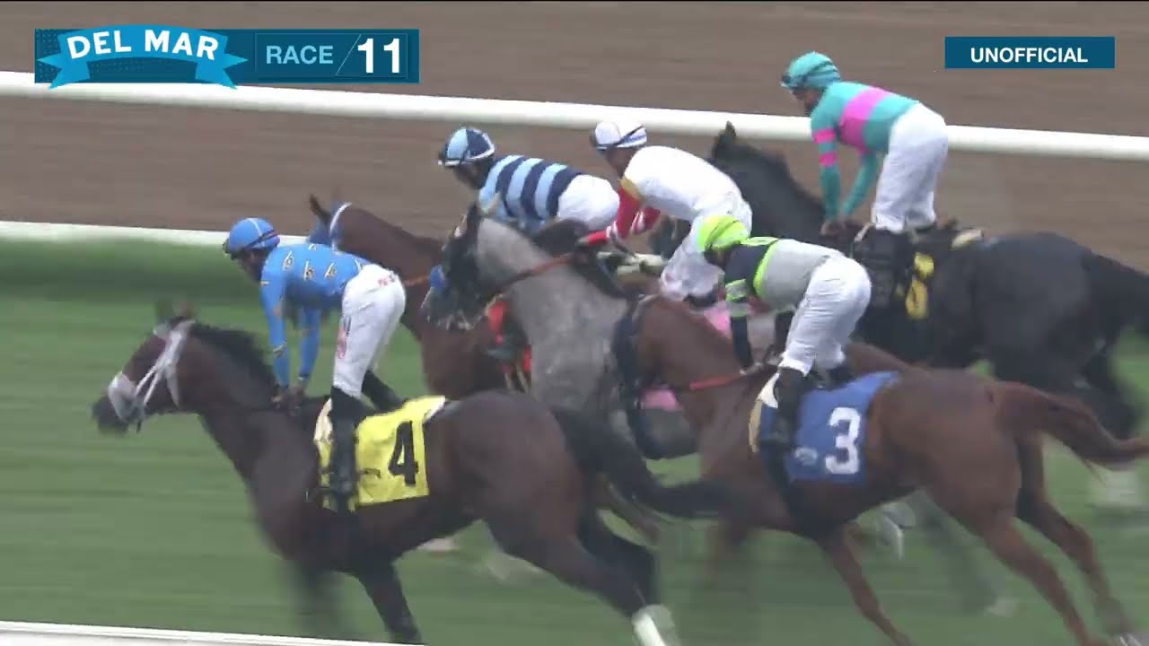 Watsonville wins race 11 at Del Mar 7/29/23.