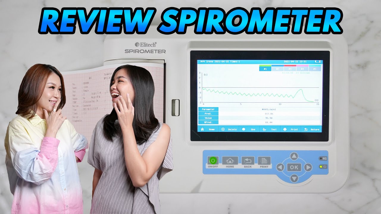REVIEW DAN CARA PAKAI SPIROMETER DS-PRO100 by ELITECH INDONESIA