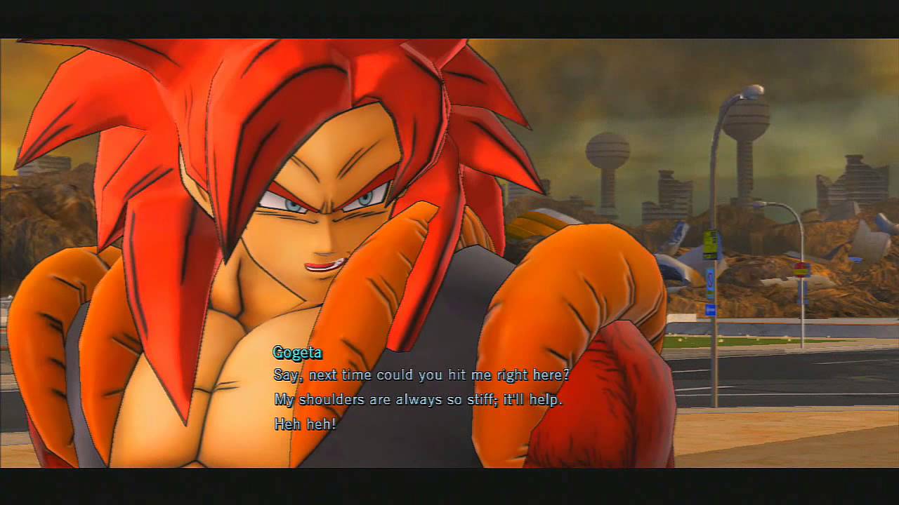 [HD]DragonBall Z Ultimate Tenkaichi -Battle 45- SSJ4 Gogeta vs Omega Shenron (japanese audio)(final)
