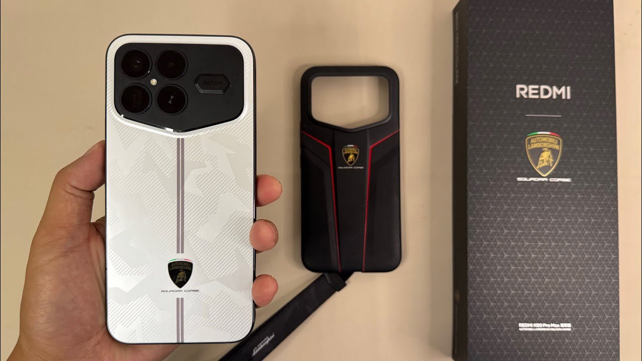 Redmi K90Pro Max x Lamborghini Special Edition: быстрая распаковка и обзор. #redmi #lamborghini