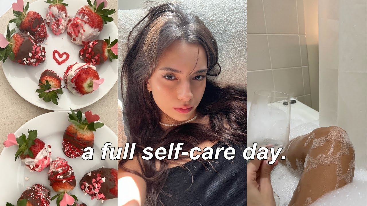 the ultimate self-care day 💌 valentine's day special | girl talk, self-love, skincare ʚ♡ɞ