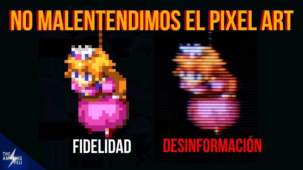 Te mintieron sobre el Pixel Art en las televisiones retro (CRT)