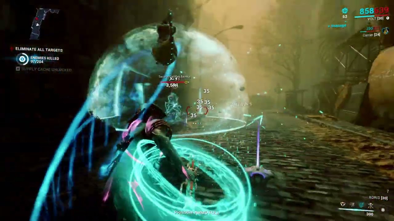 Warframe Rhu Manor Exterminate Mission