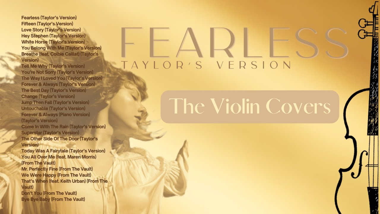 FEARLESS (TAYLOR’S VERSION) Violin Covers: Taylor Swift Study Session 📖