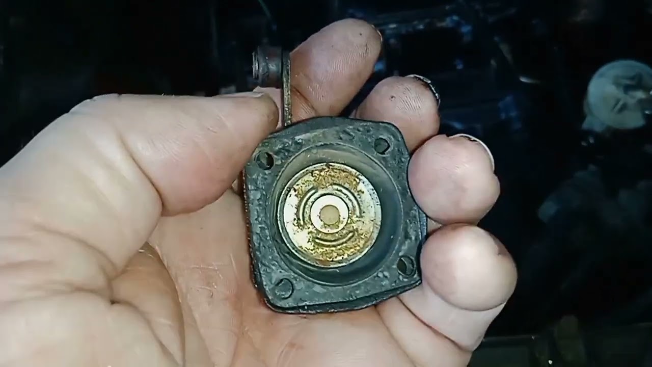 Diafragma do carburador Weber 460: limpeza troca do reparo