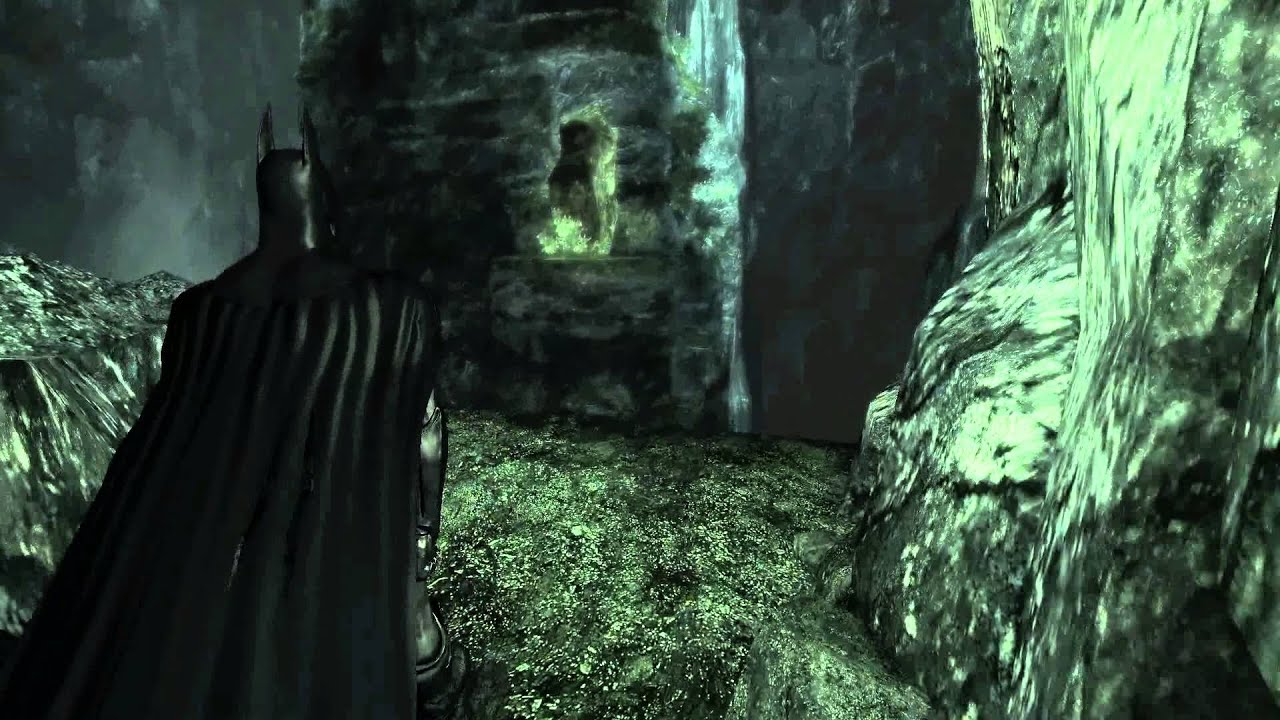 Batman Arkham Asylum - Batcave Trophy on a cliff