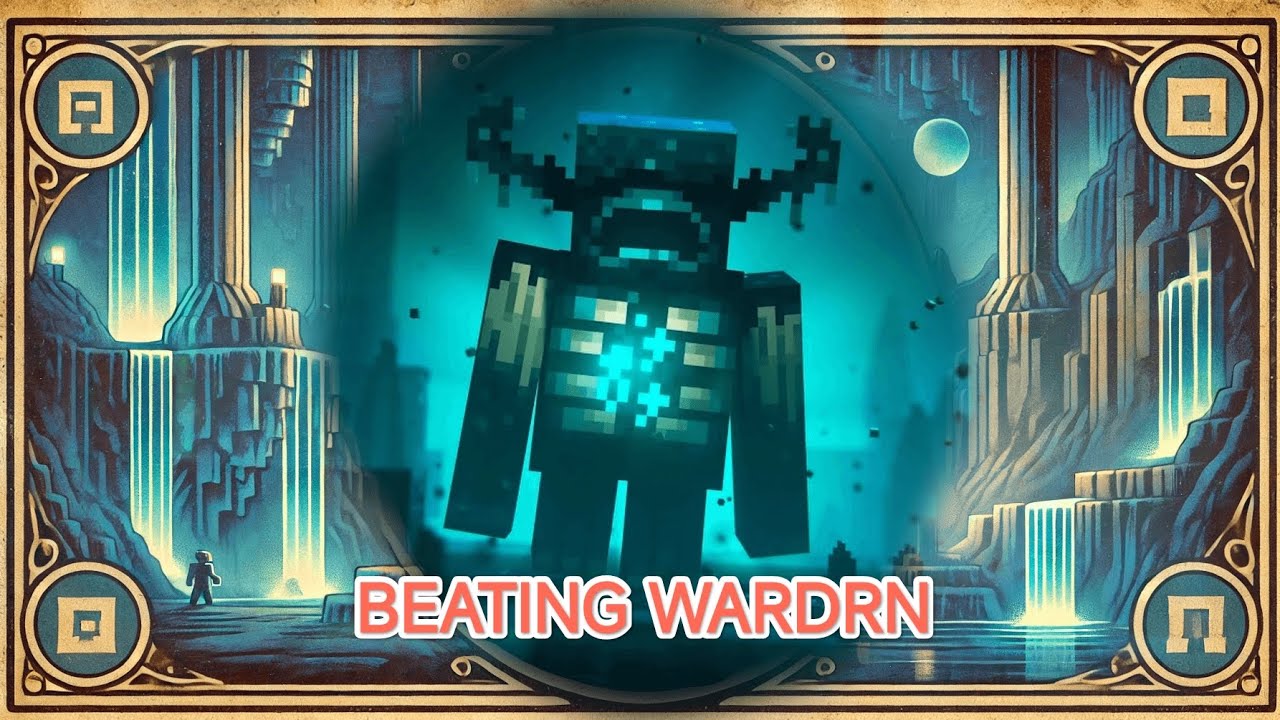 BEATING WARDEN IN MINECRAFT ITS_FIRE