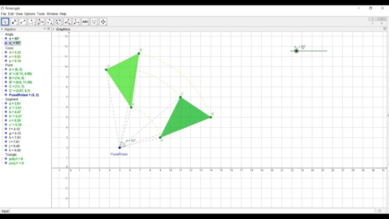 Tutorial Animasi Transformasi - TRANSLASI - ROTASI - DILATASI