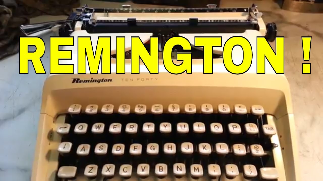 Remington 10-40 Ten Forty Vintage Portable Manual Typewriter Reconditioned Demo
