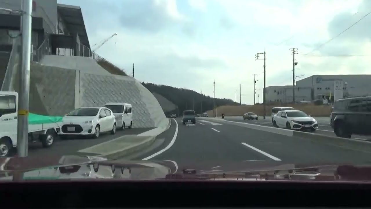 広島・西風新都環状線　開通日に走ってみました（こころ→免許センター方面）
