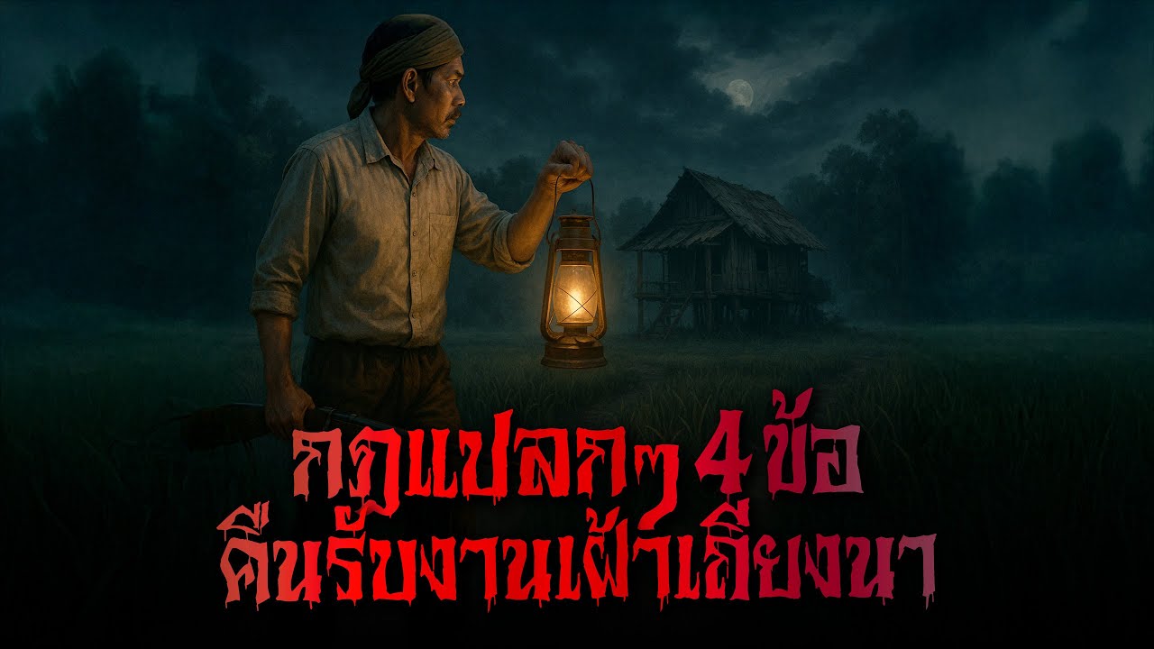 (รวมเรื่อง) กฎแปลก ๆ 4 ข้อ คืนรับงานเฝ้าเถียงนา