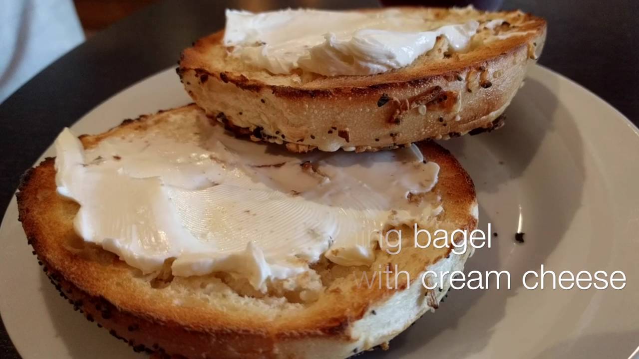 Coffee Nature in Costa Mesa with Nitro Cold Brew Iced Coffee & Everything Bagel