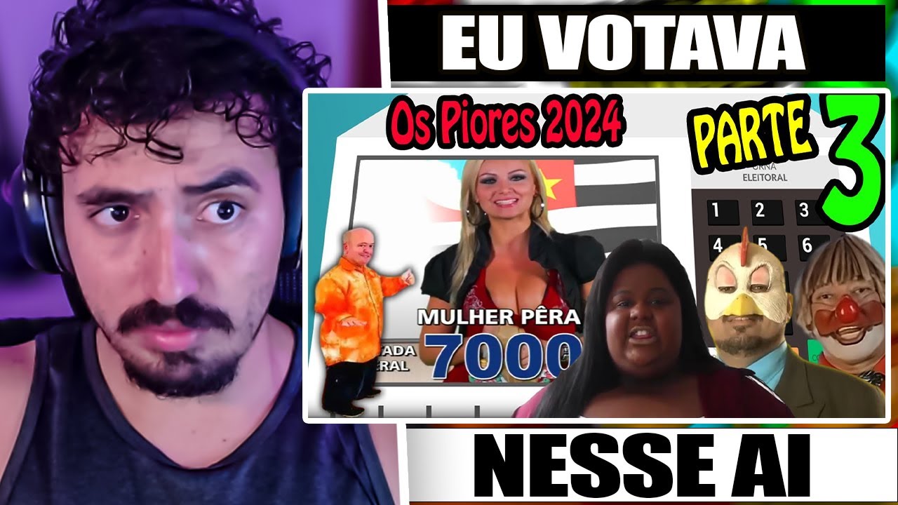 🔴 Os mais Bizarros e Engraçados Candidatos do Brasil PARTE 3! 3º Turno! 2024 ! | Leozin React