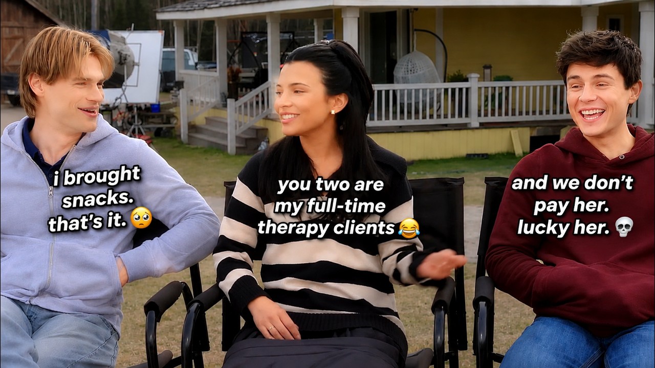 My Life with the Walter Boys cast being the funniest kind of messy family for 10 minutes straight