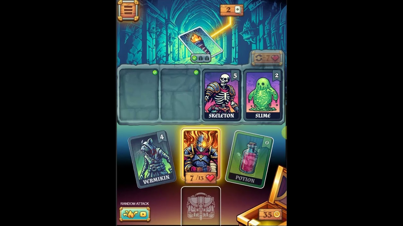 Flame and Fortune - Part 3 - #gameplayvideo #cardgame #dungeoncrawler #freeonlinegame #boardgames