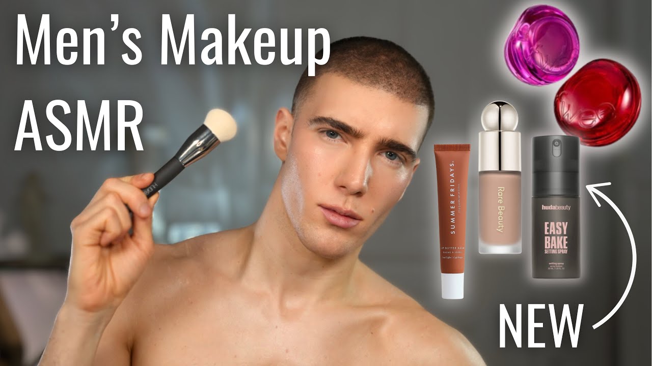 ASMR Men&rsquo;s Makeup with new products